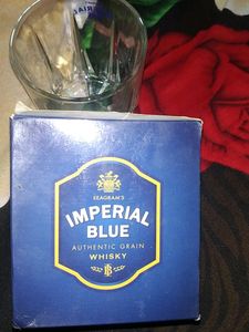 Seagram&#39;s Imperial Blue Whisky Glass