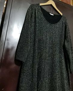 Silver Work Partywear Top For 50 Bust