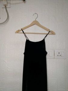 Velvet Slit Dress