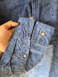 Blue Patterned Shirt