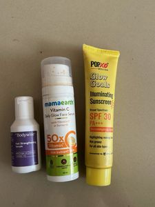 Combo Serum And Suncreen