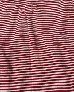 Set of two Striped Red &amp; White Top