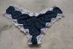 Floral Lace Thong