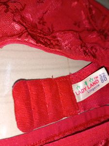 👙Red ❤ Bra With Pantie Set👙