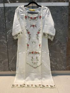 White Kurta Set