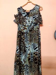 &#34;Printed Maxi Dress&#34;🌸❤️