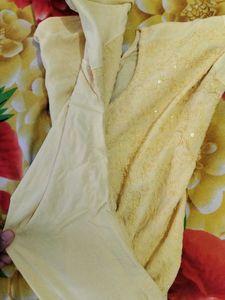 Yellow Embroidered Kurta