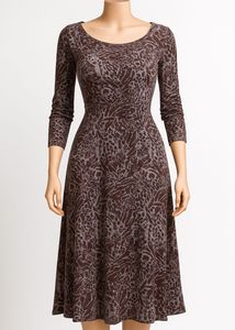 Y2k Animal Print Dress