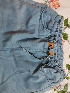 Blue Funky Distressed Jeans