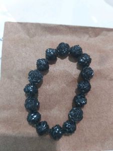 Black Beaded Bracelet