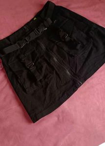 Tokyo Talkies Black Mini Skirt