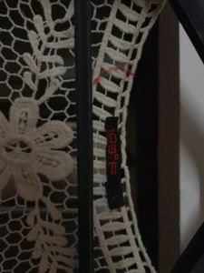 A-line Shrug With Crochet Detail