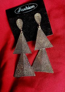 Statement Oxidised Earring