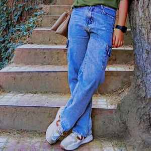 Diesel Cargo Denim Jeans For Girls 👖