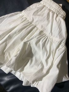 White Skirt with Bows