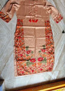 2 Elegant Floral Print Kurtas