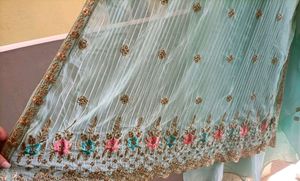 Nyra Cut Stone Work Full Set With Dupatta &amp; Plazo