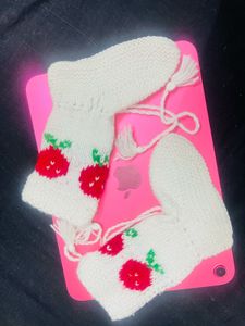 Strawberry Knitted socks