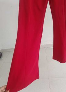 Red Cropped Top &amp; Trouser