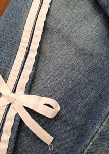 Cute Bow Denim Jeans