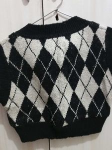 Argyle Knit Vest