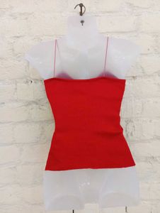 Blood Red Strapy Top