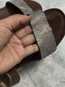 Brown Sandals With 2-3in Heel
