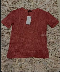 Zara Crochet Cord Set MavePink