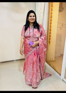 Jimmy Choo Saree With Ready Blouse