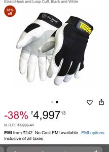 Brand New Truefit &amp; Tillman Work Gloves size large