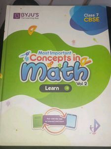 Byjus Book For Class 7 Fully New