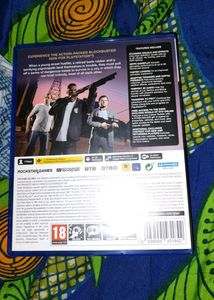 PS5 GTA 5 CD latest edition used-0 times.....