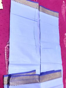Huge Price Drop✨️Lavender Cotton Saree