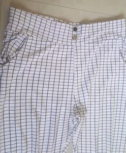 Black And White Checked Pants