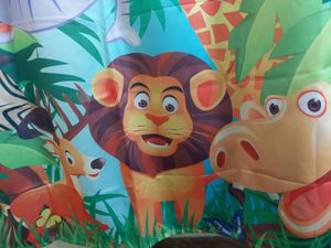 Kids Curtain Animal Print