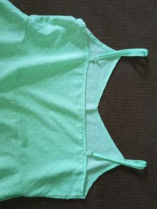 Mint Green Polka Dot Cami