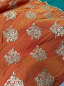 Beautiful Lehanga Pairing With Green Blouse