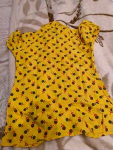 Floral Yellow Lounge Set