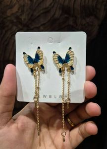 Butterfly Tassel Earrings