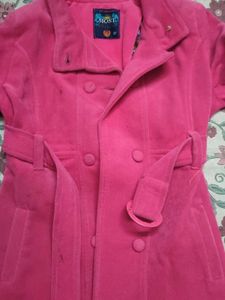 Pink Belted Coat