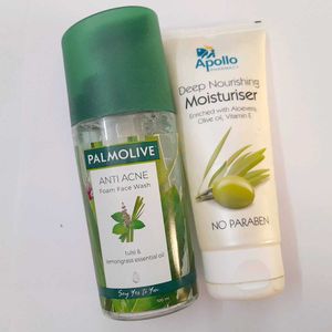 Combo Of Face Wash And Moisturiser