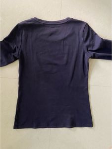 UNIQLO Navy Long Sleeve Top