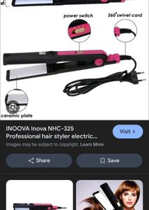 Inova NHC-325 Hair Straightener