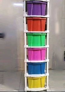 Colorful Storage Drawer Unit