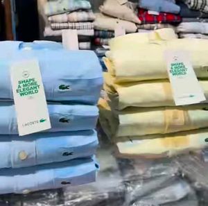 Lacoste Button-Down Shirts - Pastel Colors