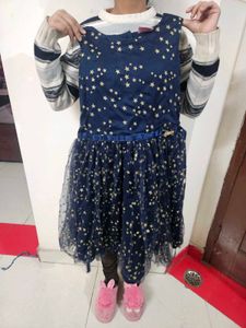 Partywear branded dress for pretty doll