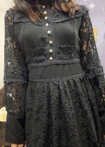 🥀Elegant Gothic Black Lace Dress. 🥀