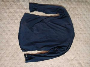 Navy Blue Long Sleeve Shirt