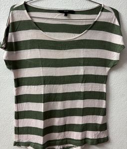 Striped Green Tee