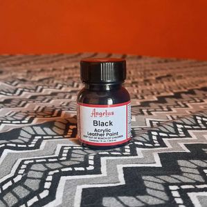Black Leather Paint- Angelus
